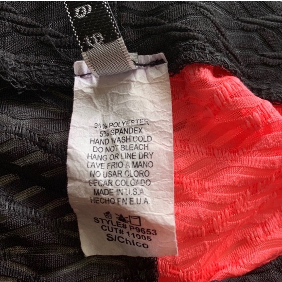 easel : bicolored sheer textured leggings - Picture 7 of 9